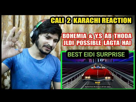 CALI 2 KARACHI REACTION - CALI 2 KARACHI | Talha Anjum | Talhah Yunus (Feat. J.Hind) Prod By Jokhay
