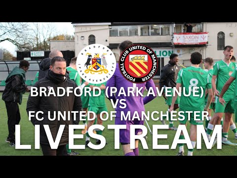 LIVE FOOTBALL | Bradford (Park Avenue) u19s vs FC United Of Manchester u19s