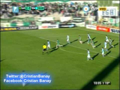 Sarmiento 3 Temperley 0 (Relato Sergio Atencio) Torneo Nacional B 2014