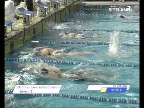 Serie 5 dei 200 Stile Libero  Assoluti Femmine Agonisti -  Meeting di Halloween 8  Trofeo citta' di