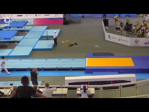 Viktoria DANILENKO (RUS) - 2021 European silver medallist, tumbling