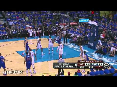 Blake Griffin vs Kevin Durant Full Duel Highlights 2014 West Semis G1 - Clippers at Thunder