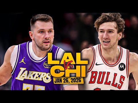 Los Angeles Lakers vs Chicago Bulls Full Game Highlights | Jan 26, 2026 | FreeDawkins