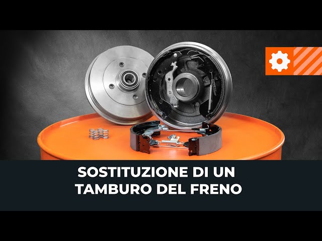 Guarda una guida video su come cambiare VW SHARAN Tamburi freno