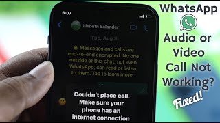 WhatsApp Audio or Video Call not Working on iOS 15? - Fixed on iPhone!