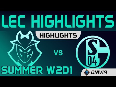 G2 vs S04 Highlights Summer W2D1 LEC Summer 2020 G2 Esports vs FC Schalke04 by Onivia
