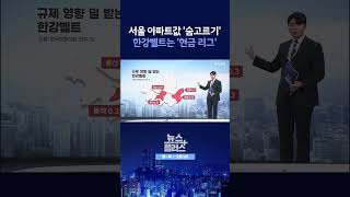 [신재근의 우동집] 서울 상승폭 둔화 ㅣ 한국경제TV뉴스  #shorts