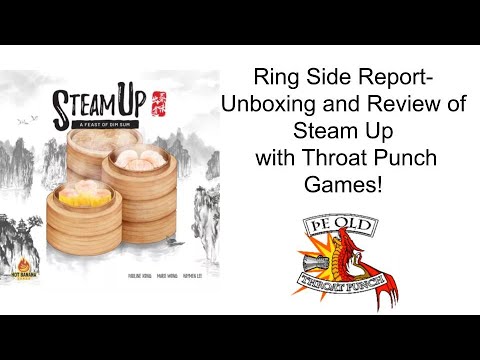 Ring Side Report-Board Game Review of  Steam Up