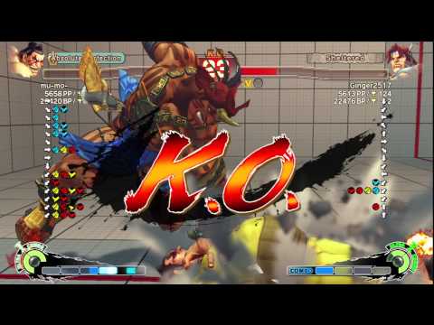 Ginger2517 (Hawk) vs. mu-mo- (Honda), onigiri-kai (Balrog) - SSF4 AE 2012