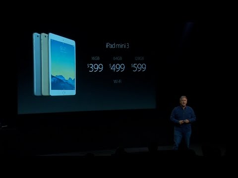 Apple reveals iPad Mini 3 in gold