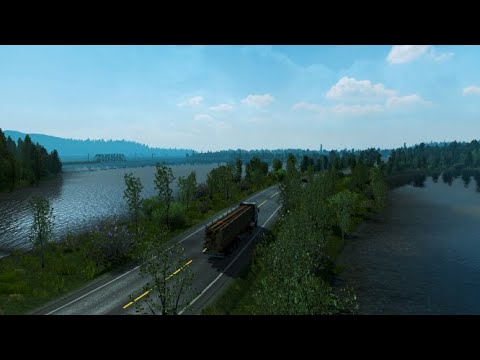 ETS2 ProMods-2.46:Afternoon/Evening scenic drive in a volvo from Trondheim to Lillehammer,Norway