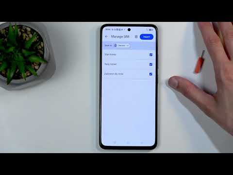 REALME P3 5G – Import Contacts from SIM Card