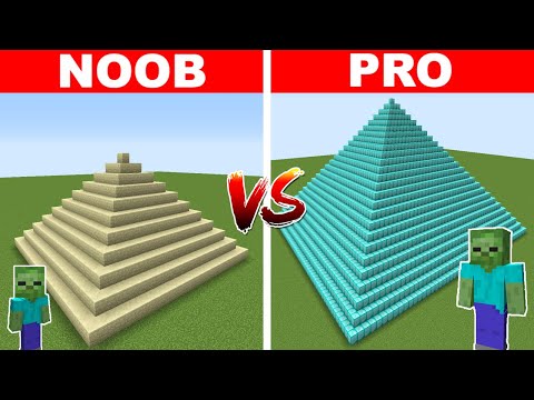 NOOB VS PRO DEV PİRAMİT YAPMAK 😱 - Minecraft