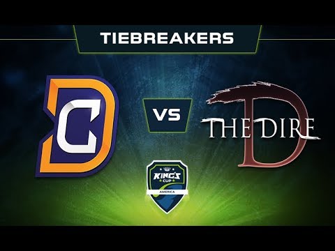DC vs Dire - King's Cup: America Tiebreakers - @DakotaCox @GranDGranT @KBBQ @Lacoste