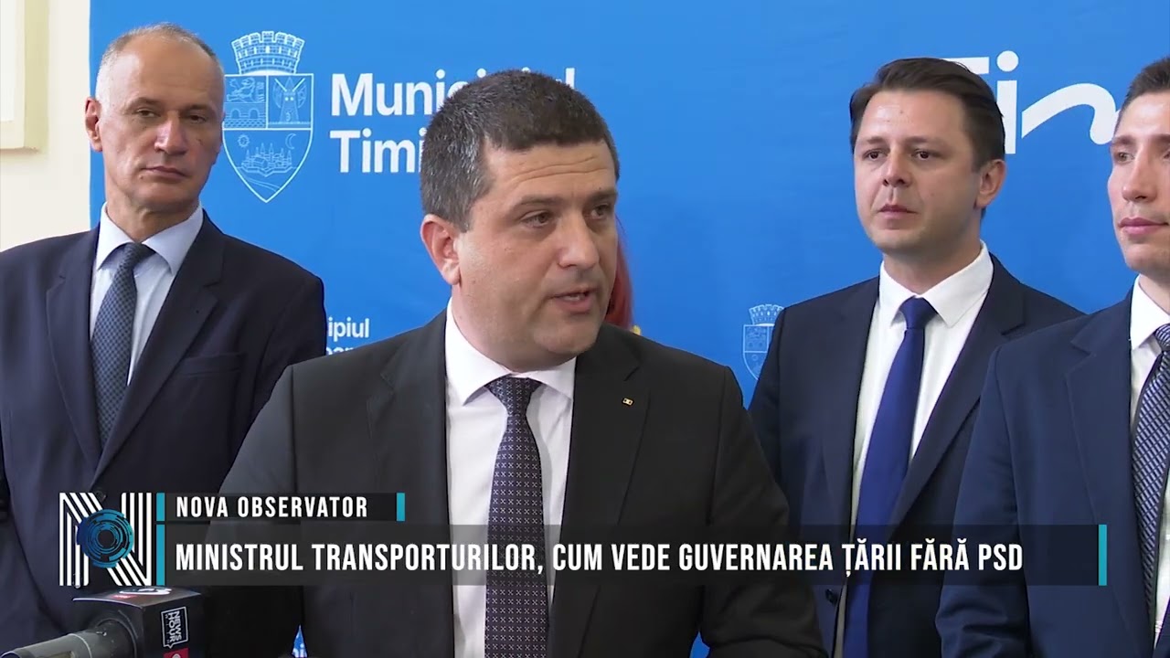 Ministrul Transporturilor, cum vede guvernarea țării fără PSD
