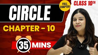 CIRCLE in 35 Mins | Complete Chapter Mind - Map | Class 10 ICSE MATHS