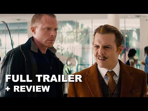 Mortdecai Official Trailer + Trailer Review - Johnny Depp 2015 : Beyond The Trailer