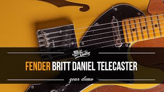 Video thumbnail for Fender Britt Daniel Thinline Telecaster by Max Guitar Store