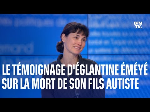 Églantine Éméyé, animatrice, témoigne de la mort de son fils autiste sur BFMTV