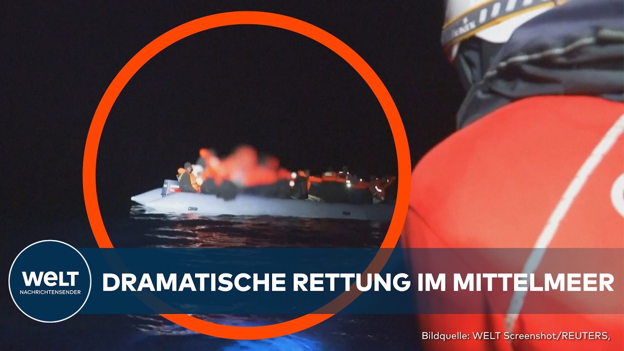 DRAMATISCHE RETTUNG: Mehr als 50 Menschen im Mittelmeer gerettet! Geflüchtete nach Italien gebracht