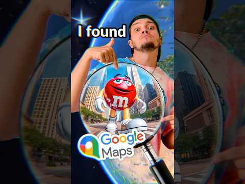 😬I found GIANT M&M’s📍GEO at the END #googleearth #googlemaps #googlestreetview #streetview