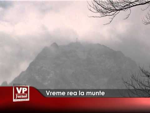 Vreme rea la munte