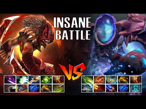 Epic Late Game BloodSeeker vs Arc Warden Full Items - Godadico Dota