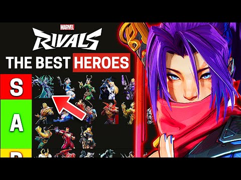 The BEST Marvel Rivals CARRY Hero Tier List! (Vanguard, Strategist, Duelist)