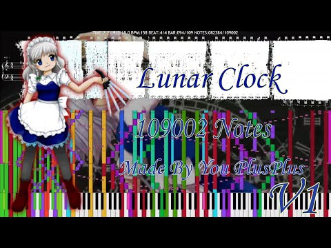 [Black Score] Touhou 6 - Lunar Clock V1 109,000+ Notes
