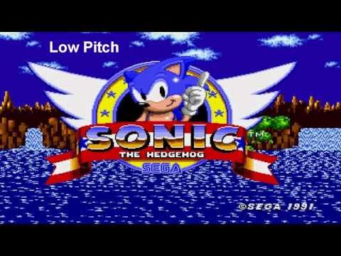 Sonic The Hedgehog - Green Hill Zone(Low Pitch)