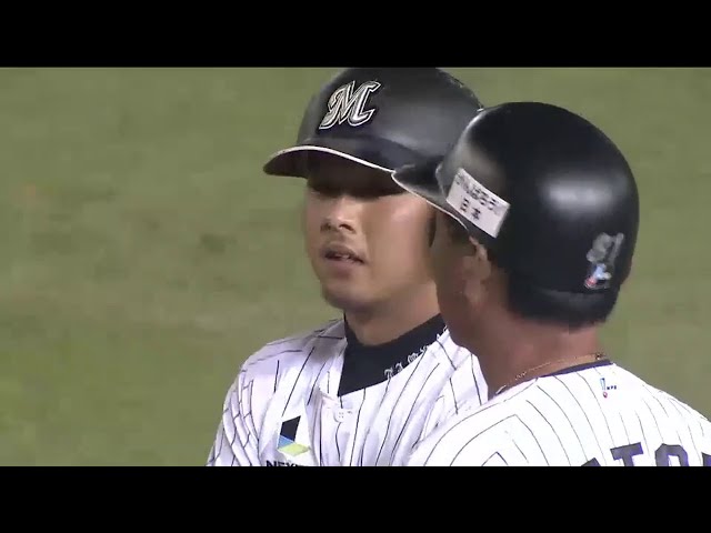 【5回裏】マリーンズ田村が執念の一打!! チェンジアップに食らいついて同点タイムリー!!  2014/8/22 M-H