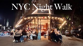 NYC After Dark | Greenwich Village, West Village & Koreatown Walking Tour (4K)