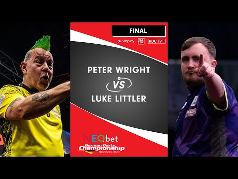 EURO TOUR EPIC! Peter Wright v Luke Littler | 2024 German Darts Championship