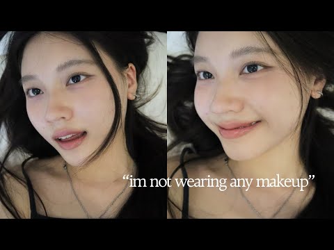 easy "no makeup" makeup look ♡ beginner friendly & no foundation