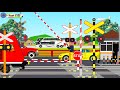 KUMPULAN VIDIO VERSI TERBARU PALANG PINTU KERETA API PANJANG Part 10