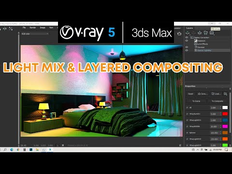 LIGHT MIX & LAYERED COMPOSITING | VRAY 5 FOR 3DS MAX BETA