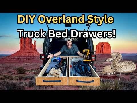 How to Build DIY Truck Bed Drawers and Overland Storage! CHEAP and SIMPLE!