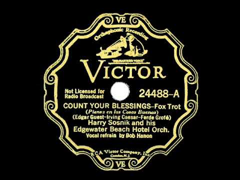 1933 Harry Sosnik - Count Your Blessings (Bob Hannon, vocal)