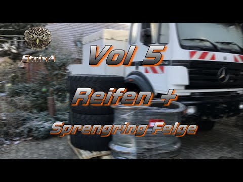 Vol 5 Reifen und Sprengring Felgen für ein Expeditionsmobil