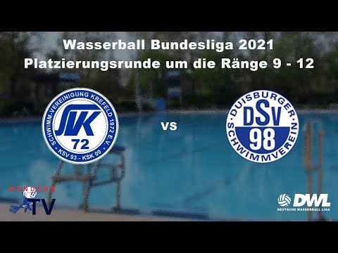 Wasserball Bundesliga 2021 -  SV Krefeld 1972 vs Duisburger SV 1898