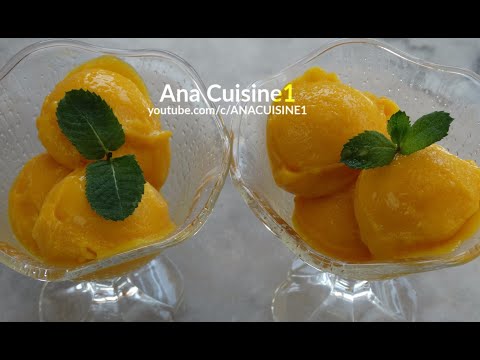 Recette sorbet mangue passion