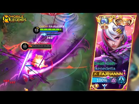 TOP GLOBAL BENEDETTA | BENEDETTA EXP ROTATION | BENEDETTA GAMEPLAY MOBILE LEGENDS