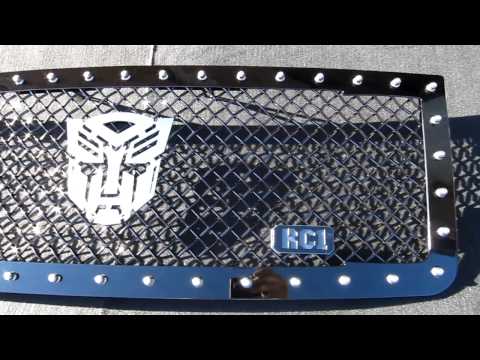 GMC HD 2007-2011 Transformer Autobot Duramax Custom Grille Chevy