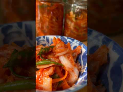Kimchi ( short version). Ingredients in description. #recipe #kimchi #receta #healthy #guthealth
