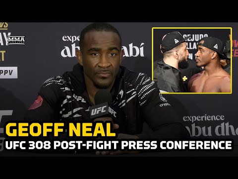 Geoff Neal Reacts To RDA Injury, Eyes Rematch With Belal Muhammad For Title | UFC 308 | MMA Fighting