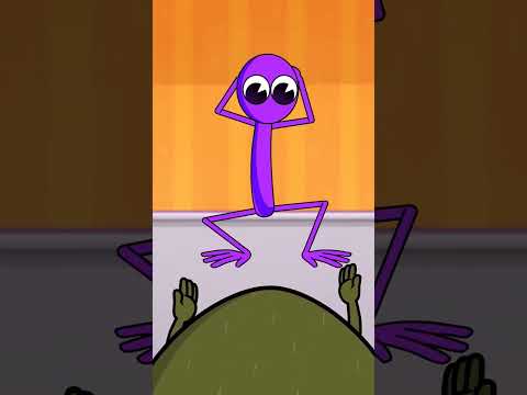 ZeroTwo Dodging Meme with Avocado and Rainbow Friends 🌈 #shorts #memes #rainbowfriends