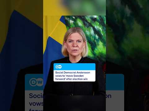Sweden's election winner Andersson vows to 'move Sweden forward' | DW News