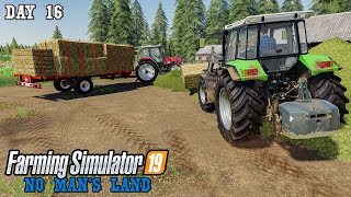 Balling, Mega Harvest | Day 16 on No man&#39;s land | Farming Simulator 2019 Timelapse