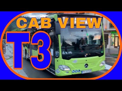 CAB VIEW LINIA T3: PLATOU IZVOR – PIAȚETA FOIȘOR (via. GONDOLĂ)