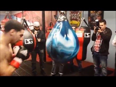 DANNY GARCIA HEAVY BAG WORKOUT HIGHLIGHTS 1/12/16! GARCIA VS GUERRERO PBC ON FOX 1/23/16!